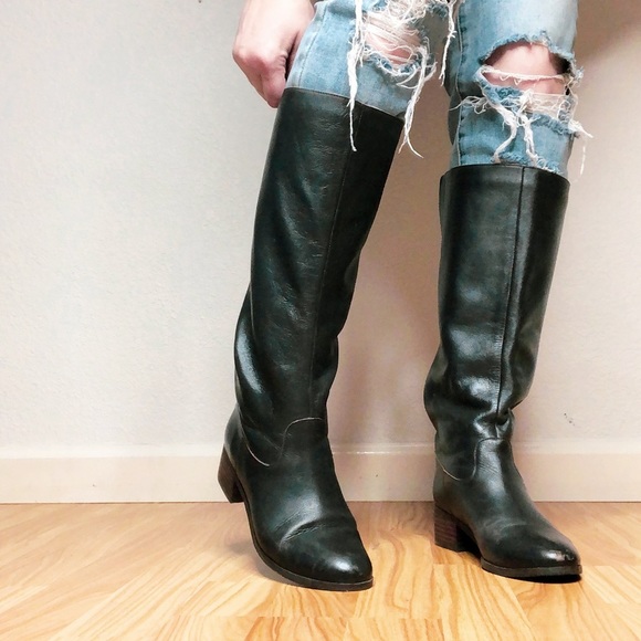 14th & Union Leather Riding Boots - Picture 1 of 6